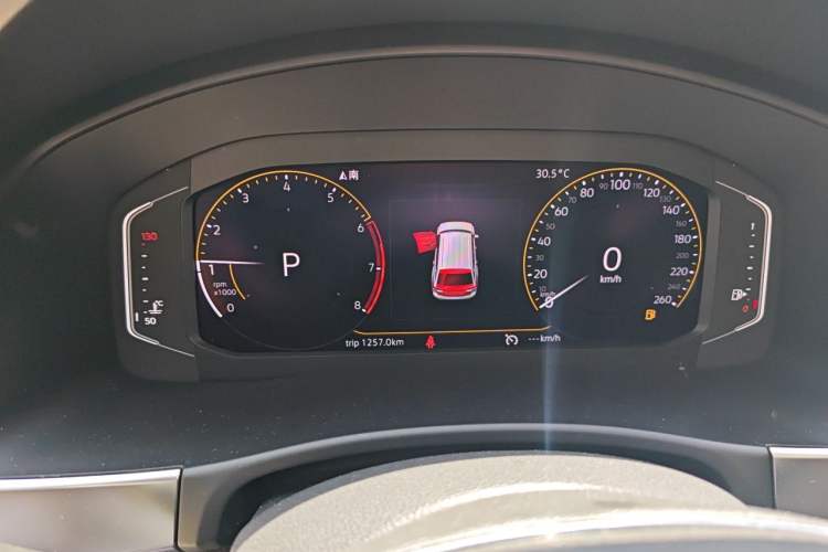 Used Volkswagen Teramont 2020 Revised Version 330TSI Two-Wheel Drive Luxury Edition Instrument Cluster