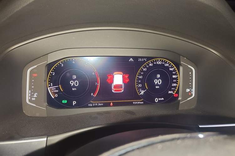 Used Volkswagen Teramont 2020 380TSI Four-Wheel Drive Luxury Version China VI Standard Instrument Cluster