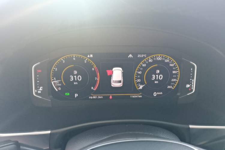 Used Volkswagen Teramont 2020 380TSI Four-Wheel Drive Luxury Version China VI Standard Instrument Cluster
