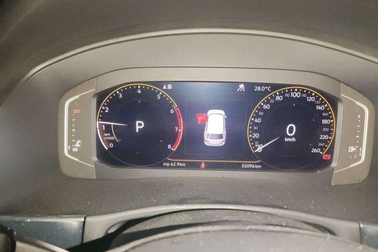 Used Volkswagen Teramont 2020 380TSI Four-Wheel Drive Comfort Edition China VI Standard Instrument Cluster