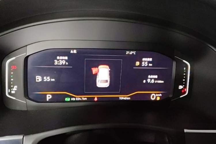 Used Volkswagen Teramont 2020 330TSI Two-Wheel-Drive Luxury Edition China VI Standard Instrument Cluster