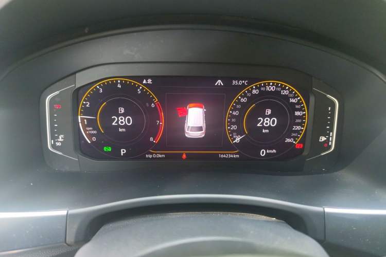 Used Volkswagen Teramont 2020 380TSI Four-Wheel Drive Luxury Version China VI Standard Instrument Cluster
