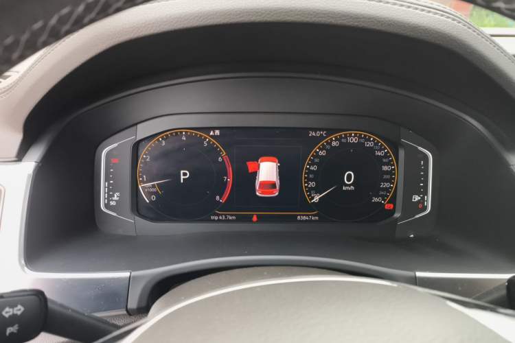 Used Volkswagen Teramont 2020 330TSI Two-Wheel-Drive Luxury Edition China VI Standard Instrument Cluster