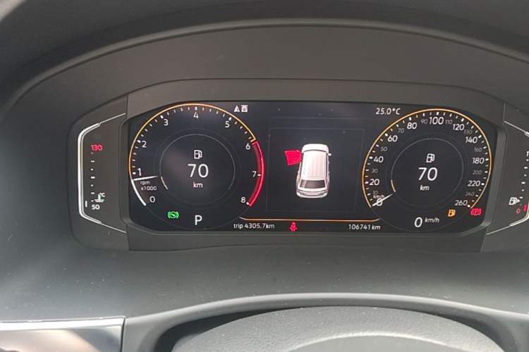 Used Volkswagen Teramont 2020 Revised Version 330TSI Two-Wheel Drive Luxury Edition Instrument Cluster
