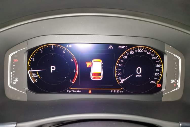 Used Volkswagen Teramont 2020 380TSI Four-Wheel Drive Luxury Version China VI Standard Instrument Cluster