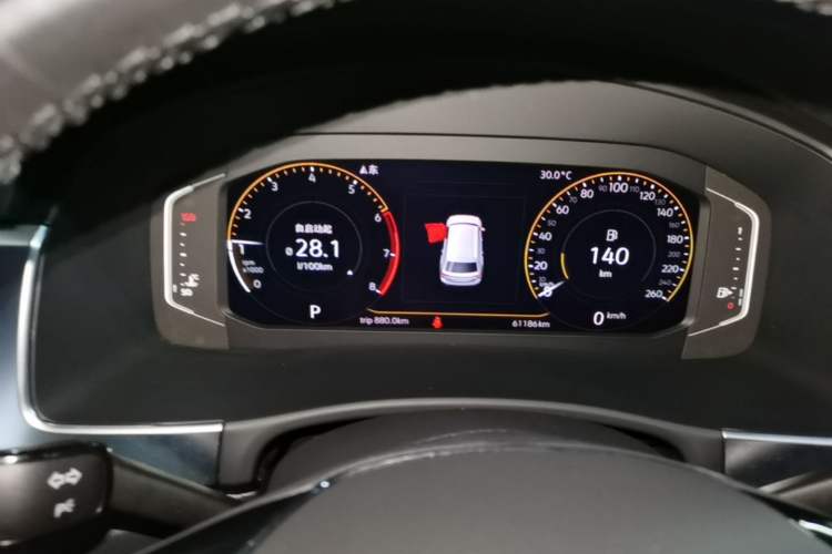 Used Volkswagen Teramont 2020 330TSI Two-Wheel-Drive Luxury Edition China VI Standard Instrument Cluster