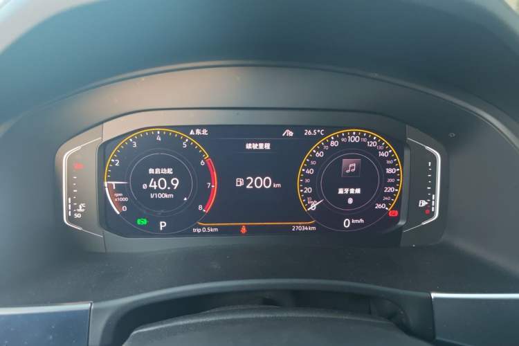 Used Volkswagen Teramont 2020 380TSI Four-Wheel Drive Luxury Version China VI Standard Instrument Cluster
