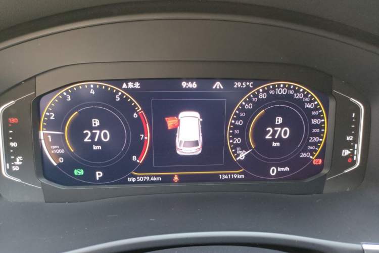 Used Volkswagen Teramont 2020 Revised Version 380TSI Four-Wheel Drive Comfort Edition Instrument Cluster