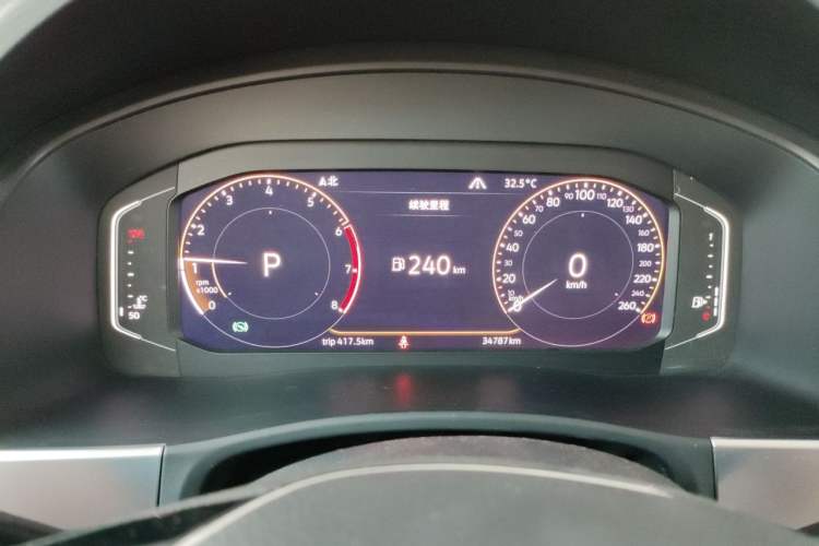 Used Volkswagen Teramont 2020 380TSI Four-Wheel Drive Comfort Edition China VI Standard Instrument Cluster