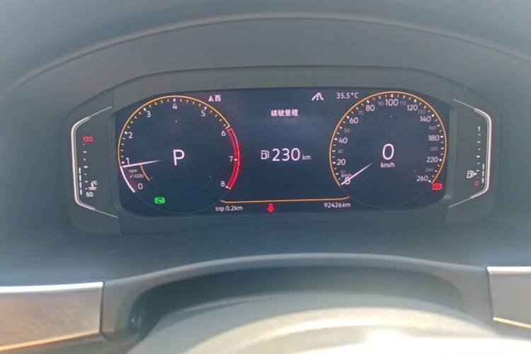 Used Volkswagen Teramont 2020 530 V6 Four-Wheel Drive Luxury Version China VI Standard Instrument Cluster