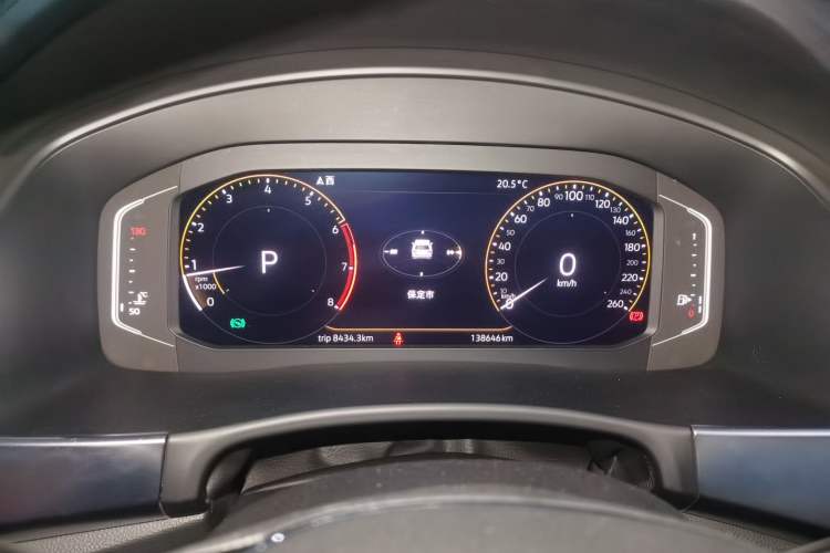 Used Volkswagen Teramont 2020 Revised Version 330TSI Two-Wheel Drive Luxury Edition Instrument Cluster
