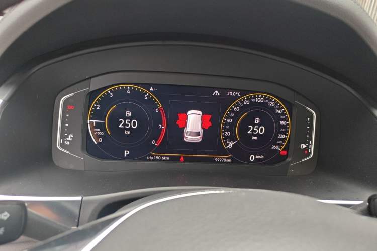 Used Volkswagen Teramont 2020 380TSI Four-Wheel Drive Luxury Version China VI Standard Instrument Cluster