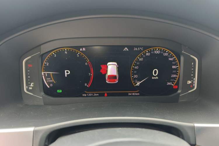 Used Volkswagen Teramont 2020 380TSI Four-Wheel Drive Comfort Edition China VI Standard Instrument Cluster