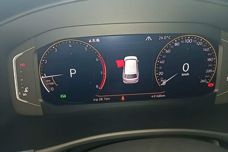 Used Volkswagen Teramont 2020 380TSI Four-Wheel Drive Luxury Version China VI Standard Instrument Cluster