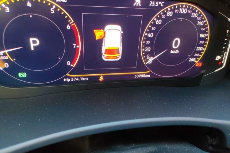 Used Volkswagen Teramont 2020 380TSI Four-Wheel Drive Luxury Version China VI Standard Odometer Close Up