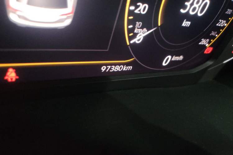Used Volkswagen Teramont 2020 380TSI Four-Wheel Drive Luxury Version China VI Standard Odometer Close Up