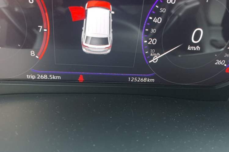 Used Volkswagen Teramont 2020 380TSI Four-Wheel Drive Luxury Version China VI Standard Odometer Close Up