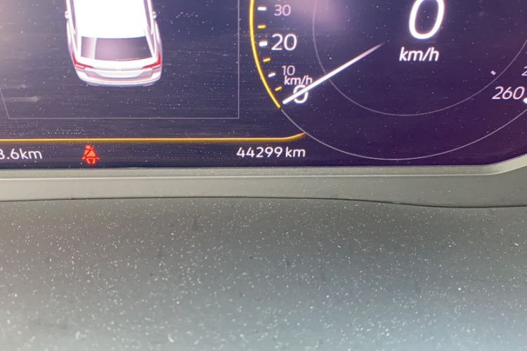 Used Volkswagen Teramont 2020 Revised Version 380TSI Four-Wheel Drive Luxury Edition Odometer Close Up