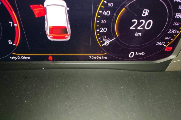 Used Volkswagen Teramont 2020 380TSI Four-Wheel Drive Luxury Version China VI Standard Odometer Close Up