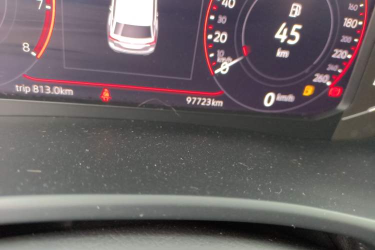 Used Volkswagen Teramont 2020 380TSI Four-Wheel Drive Luxury Version China VI Standard Odometer Close Up