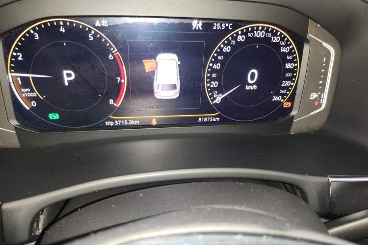 Used Volkswagen Teramont 2020 380TSI Four-Wheel Drive Luxury Version China VI Standard Odometer Close Up