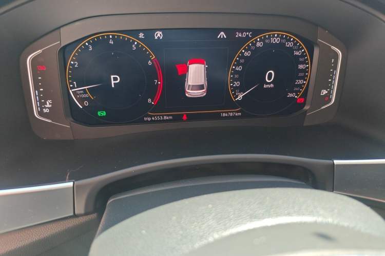 Used Volkswagen Teramont 2020 380TSI Four-Wheel Drive Luxury Version China VI Standard Odometer Close Up