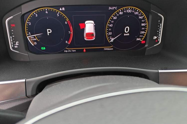 Used Volkswagen Teramont 2020 330TSI Two-Wheel-Drive Luxury Edition China VI Standard Odometer Close Up