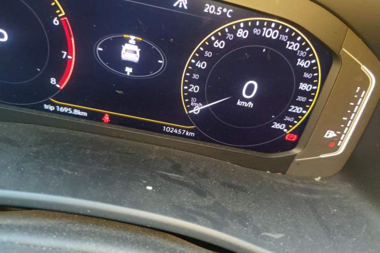 Used Volkswagen Teramont 2020 380TSI Four-Wheel Drive Comfort Edition China VI Standard Odometer Close Up