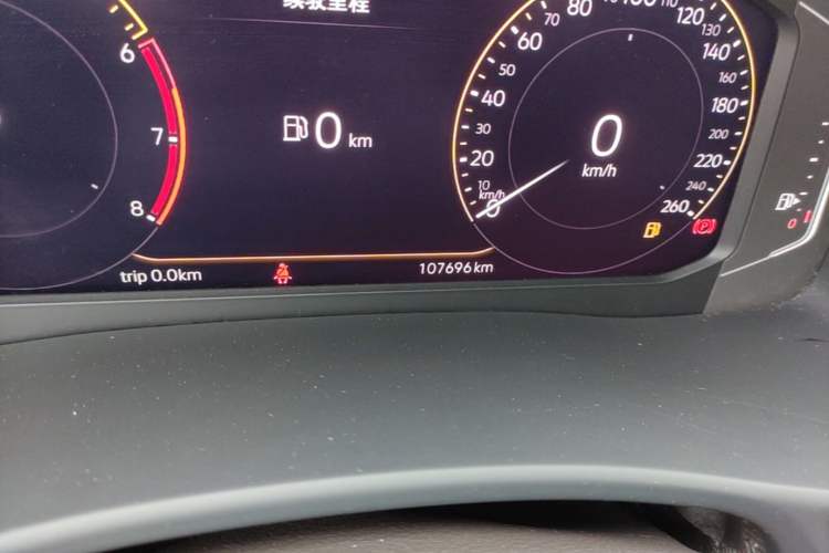 Used Volkswagen Teramont 2020 380TSI Four-Wheel Drive Luxury Version China VI Standard Odometer Close Up