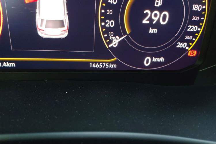Used Volkswagen Teramont 2020 380TSI Four-Wheel Drive Luxury Version China VI Standard Odometer Close Up