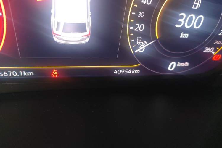 Used Volkswagen Teramont 2020 380TSI Four-Wheel Drive Luxury Version China VI Standard Odometer Close Up