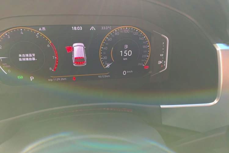 Used Volkswagen Teramont 2020 Revised Version 380TSI Four-Wheel Drive Luxury Edition Odometer Close Up