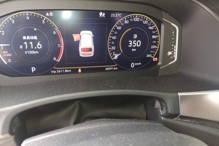 Used Volkswagen Teramont 2020 380TSI Four-Wheel Drive Luxury Version China VI Standard Odometer Close Up