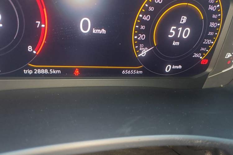 Used Volkswagen Teramont 2020 Revised Version 380TSI Four-Wheel Drive Luxury Edition Odometer Close Up