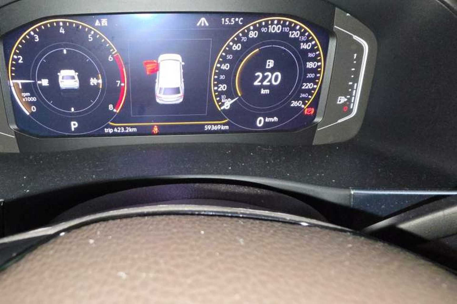 Used Volkswagen Teramont 2020 380TSI Four-Wheel Drive Luxury Version China VI Standard Odometer Close Up