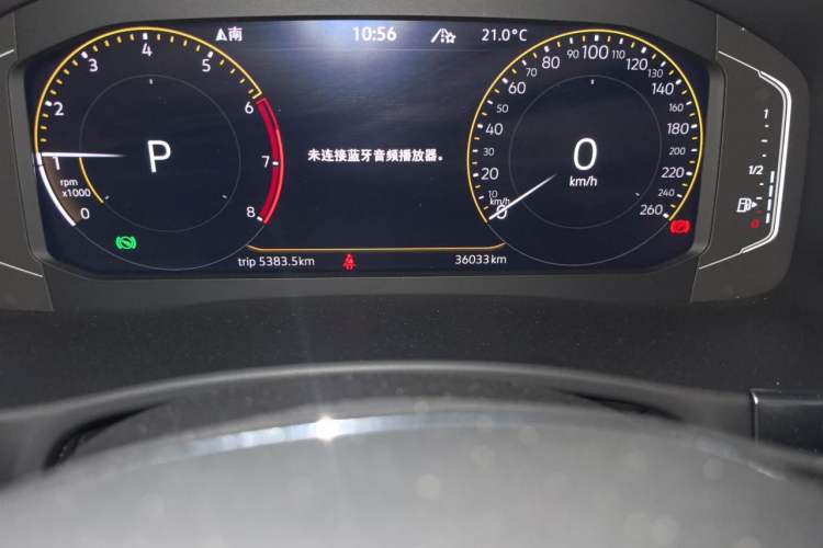 Used Volkswagen Teramont 2020 Revised Version 380TSI Four-Wheel Drive Luxury Edition Odometer Close Up