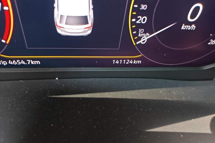 Used Volkswagen Teramont 2020 380TSI Four-Wheel Drive Luxury Version China VI Standard Odometer Close Up