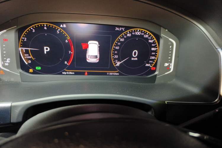 Used Volkswagen Teramont 2020 330TSI Two-Wheel-Drive Luxury Edition China VI Standard Odometer Close Up