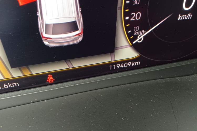 Used Volkswagen Teramont 2020 Revised Version 380TSI Four-Wheel Drive Comfort Edition Odometer Close Up