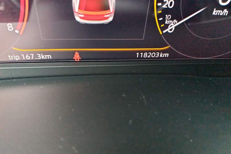 Used Volkswagen Teramont 2020 380TSI Four-Wheel Drive Luxury Version China VI Standard Odometer Close Up