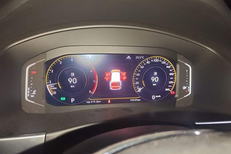 Used Volkswagen Teramont 2020 380TSI Four-Wheel Drive Luxury Version China VI Standard Odometer Close Up