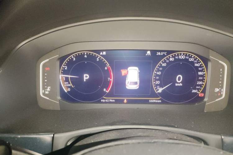 Used Volkswagen Teramont 2020 380TSI Four-Wheel Drive Comfort Edition China VI Standard Odometer Close Up
