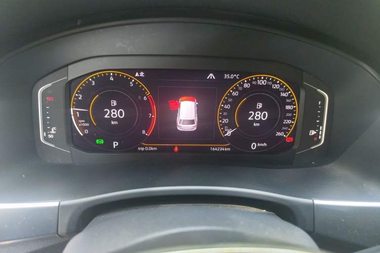 Used Volkswagen Teramont 2020 380TSI Four-Wheel Drive Luxury Version China VI Standard Odometer Close Up