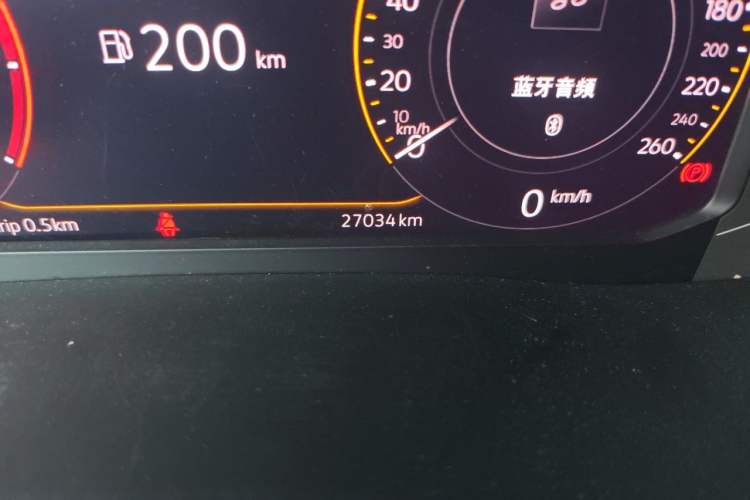 Used Volkswagen Teramont 2020 380TSI Four-Wheel Drive Luxury Version China VI Standard Odometer Close Up