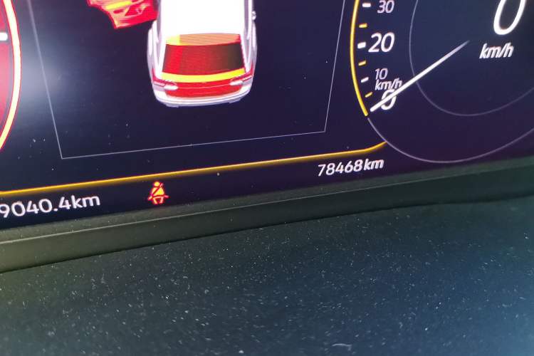 Used Volkswagen Teramont 2020 380TSI Four-Wheel Drive Luxury Version China VI Standard Odometer Close Up