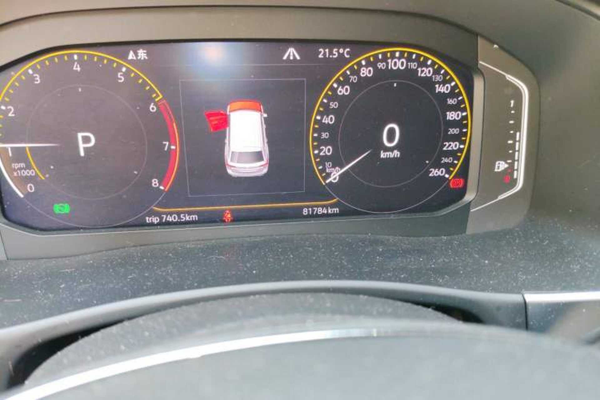 Used Volkswagen Teramont 2020 380TSI Four-Wheel Drive Comfort Edition China VI Standard Odometer Close Up