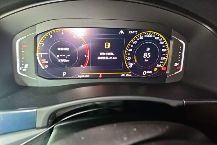 Used Volkswagen Teramont 2020 380TSI Four-Wheel Drive Luxury Version China VI Standard Odometer Close Up