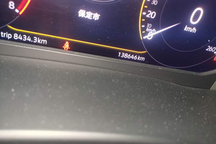 Used Volkswagen Teramont 2020 Revised Version 330TSI Two-Wheel Drive Luxury Edition Odometer Close Up