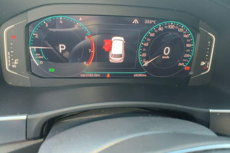 Used Volkswagen Teramont 2020 380TSI Four-Wheel Drive Luxury Version China VI Standard Odometer Close Up