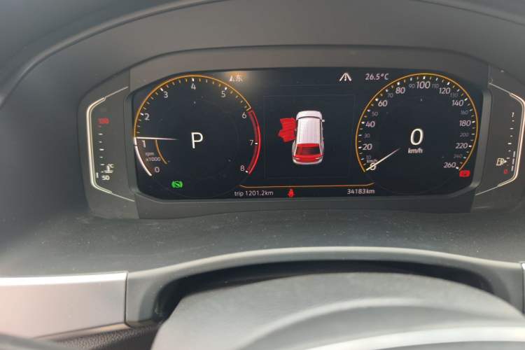 Used Volkswagen Teramont 2020 380TSI Four-Wheel Drive Comfort Edition China VI Standard Odometer Close Up